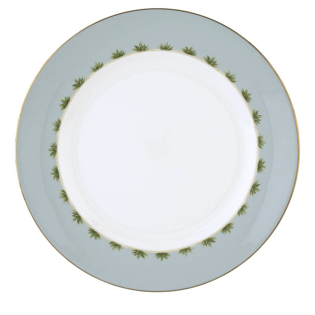 Tropical Palm Border Porcelain Dinner Plate
